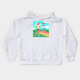 Step into your power Kids Hoodie